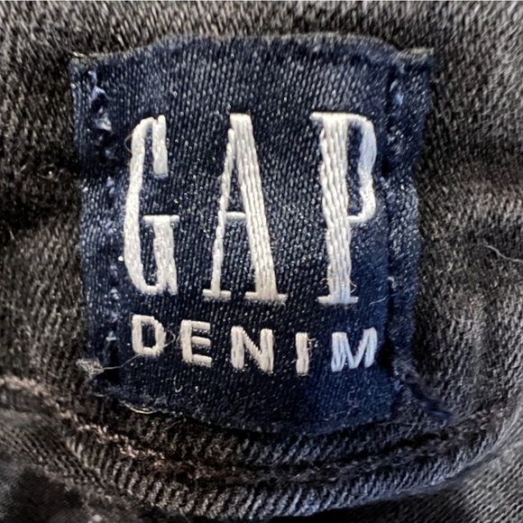 GAP Black Skinny Bootcut Crop Kick Jeans Size 28 Women’s - Picture 2 of 7